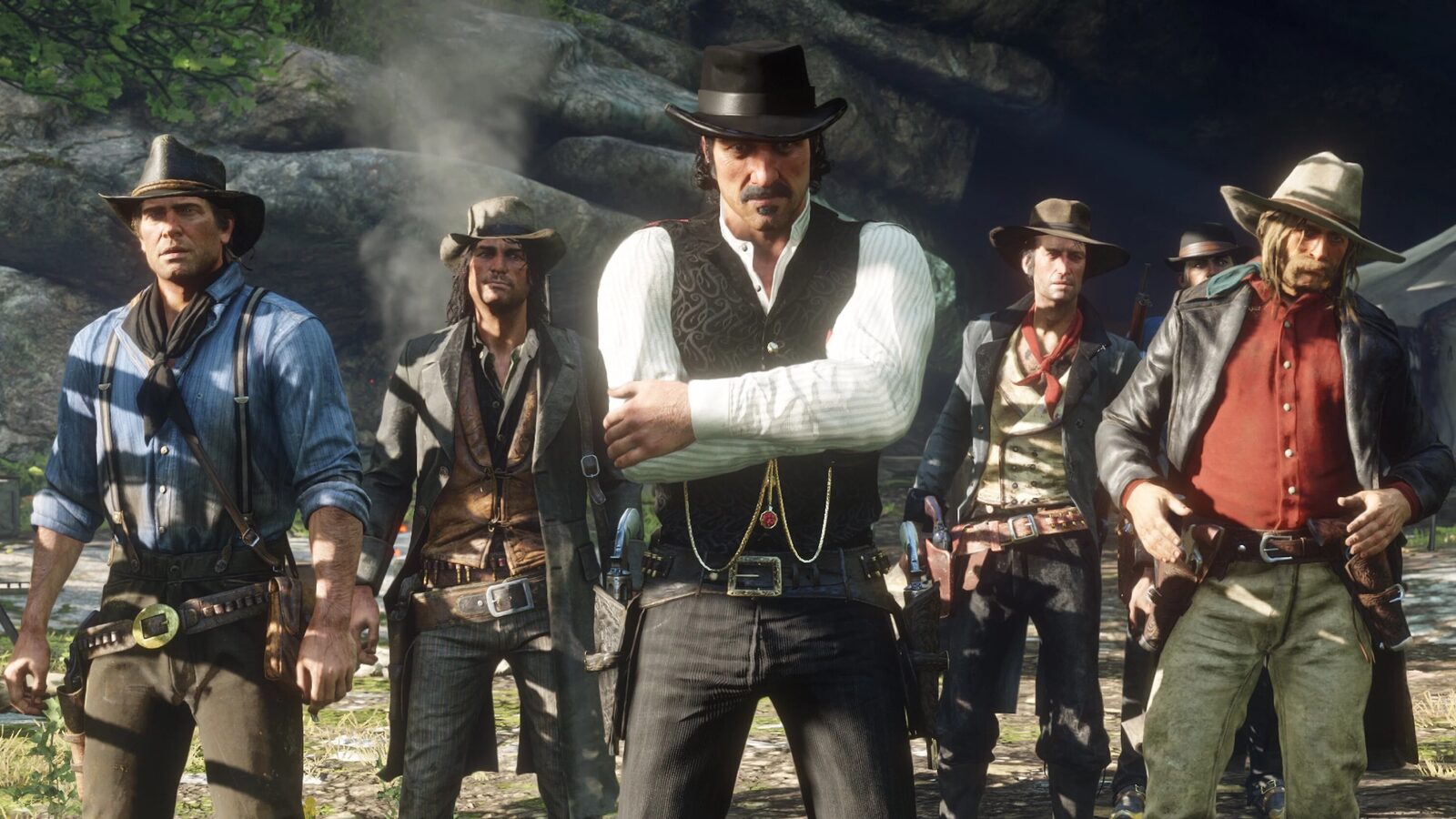 Dutch van der Linde and the Van der Linde gang in Red Dead Redemption 2