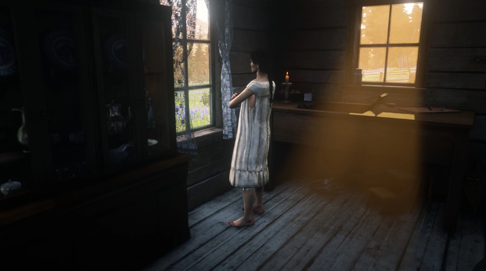 Abigail Marston at the ranch