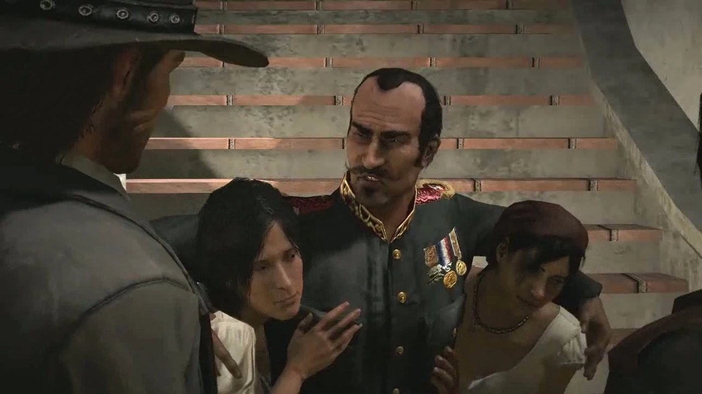 Colonel Allende at his residence in Escalera