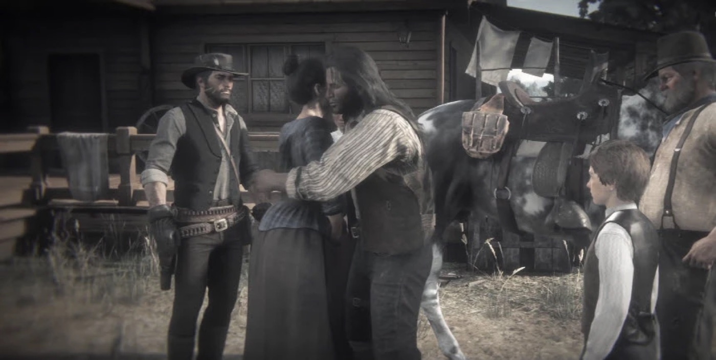Charles Smith leaving at the end of Red Dead Redemption 2