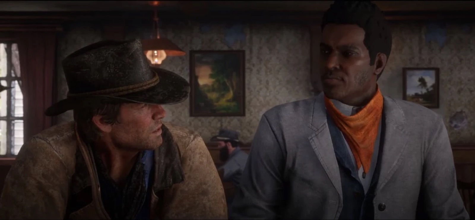 Lenny Summers with Arthur Morgan