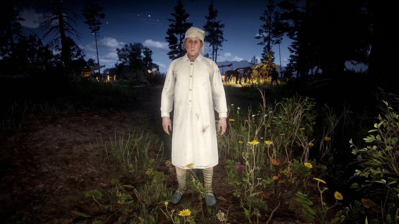 Leopold Strauss at the camp