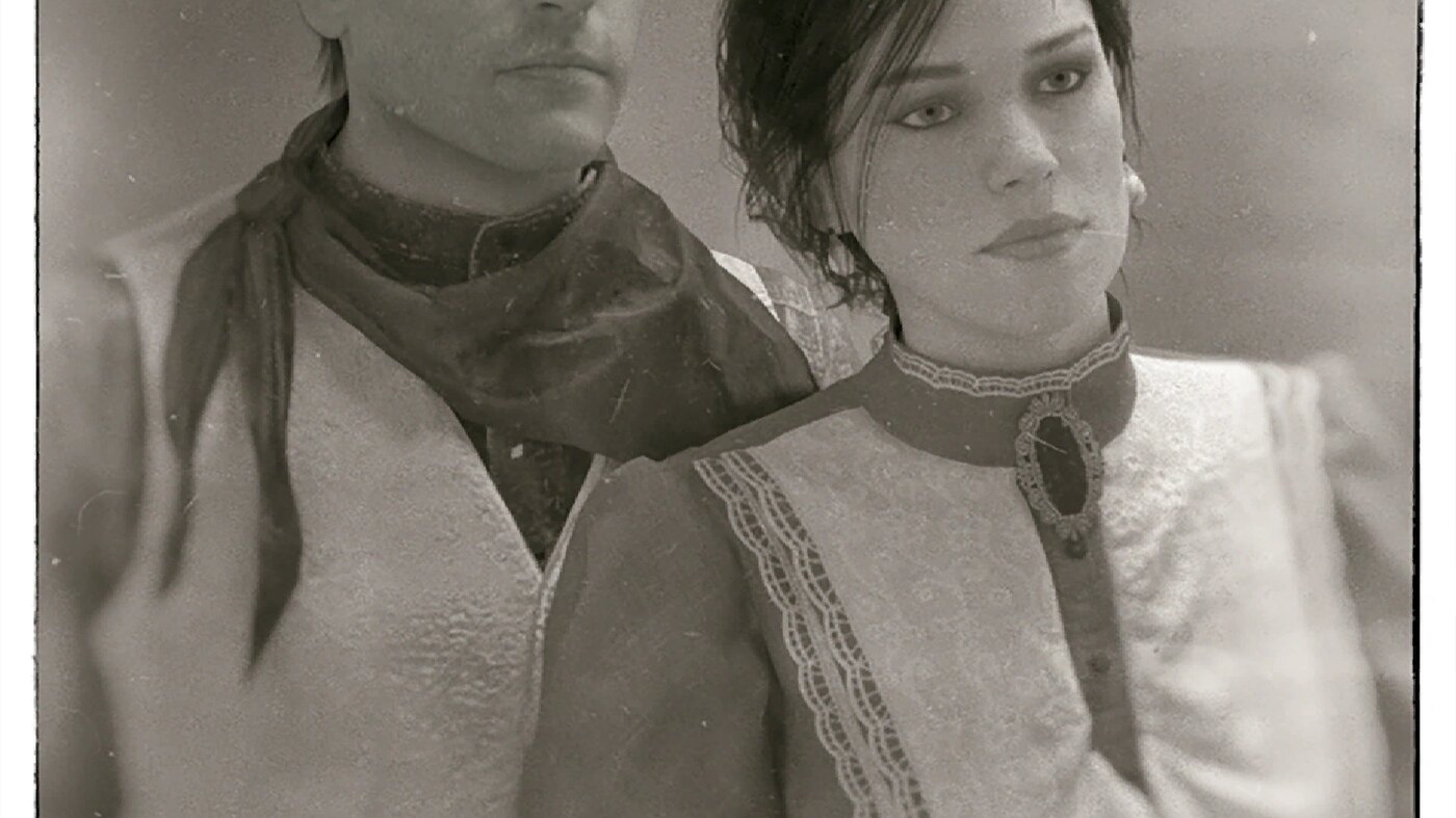 Arthur Morgan and Mary in an old photograph